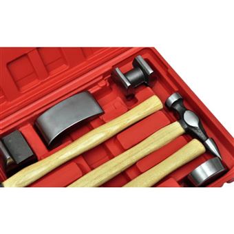 vidaXL Kit de marteaux de carrosserie de voiture et de bosses 7 pcs -  Marteaux maillets et masses - Achat & prix