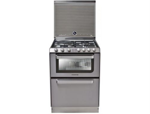 Rosières TRM60IN/NG - Cuisinière - pose libre - largeur : 60 cm - inox avec lave-vaisselle