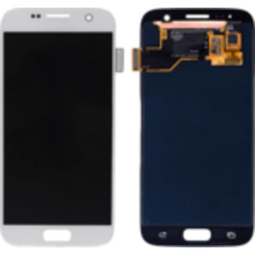 Ecran tactile + LCD blanc de remplacement pour Samsung Galaxy S7 (G930 / G930F / G930FD)
