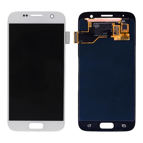 Ecran tactile + LCD blanc de remplacement pour Samsung Galaxy S7 (G930 / G930F / G930FD)