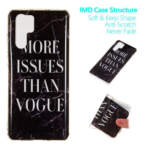 Coque en TPU impression sur marbre style B pour votre Huawei P30 Pro