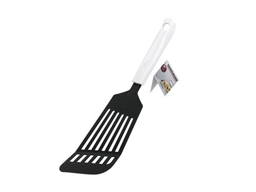 Fackelmann Noir,Blanc 49235 Arcadalina Spatule Ajourée Nylon Pp Blanc Noir 32 Cm