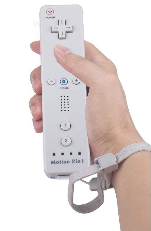 2x 2 en 1 Manette Wiimote Motion Plus pour Nintendo Wii /Wii U /WII mini  Blanc -QUMOX® - Manette - Achat & prix