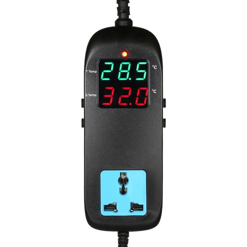 Gecheer Thermostat électronique Contrôleur de température à affichage numérique à LED avec prise température 40 120 Gecheer Thermostat électronique Contrôleur de température à affichage numérique à LED avec prise température 40 120