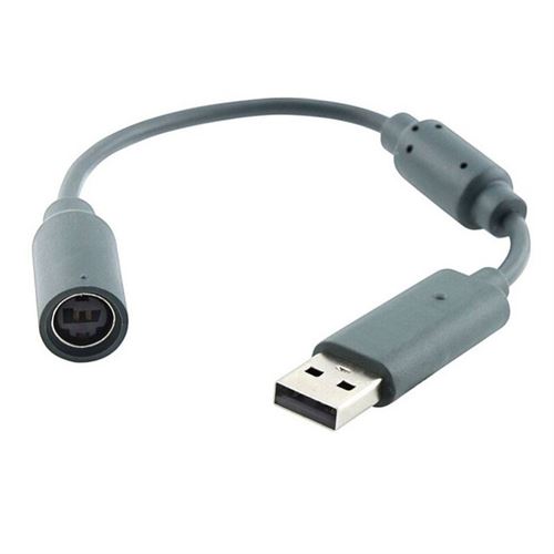 Cable Adaptateur USB 25cm Gris pour Manette Filair