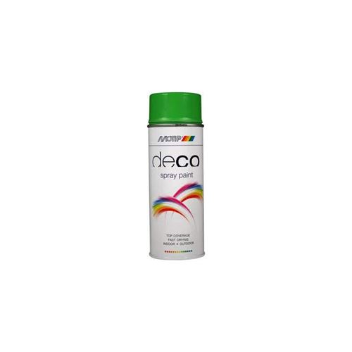 Bombe de peinture motip glycero brillant vert pomme (derbi) spray 400ml (01607)