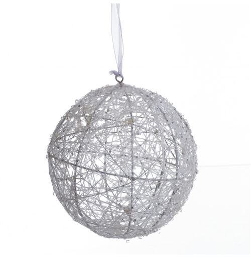 Boule de noël - Métal - 13 cm