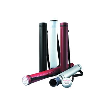 Rumold - Tube de transport pour papiers grand format - polyéthylène - blanc transparent - 1