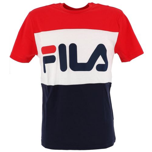 Tee shirt manches courtes Fila Basics 3 color rge/nv Rouge taille : XL réf : 42856
