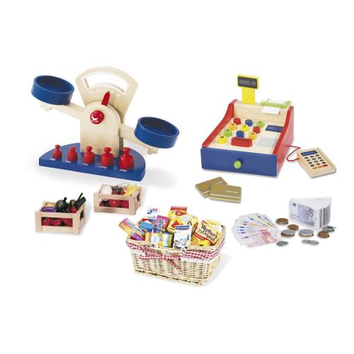Ensemble de 6 accessoires de marchande Shopper