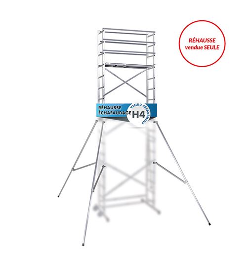 R&eacute;hausse &eacute;chafaudage roulant pour escalier Hobbystep&reg; H6 - 6,00m
