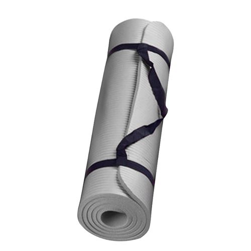 Tapis de yoga NRB mini Épaissir 60cm x 25cm x 15mm - gris