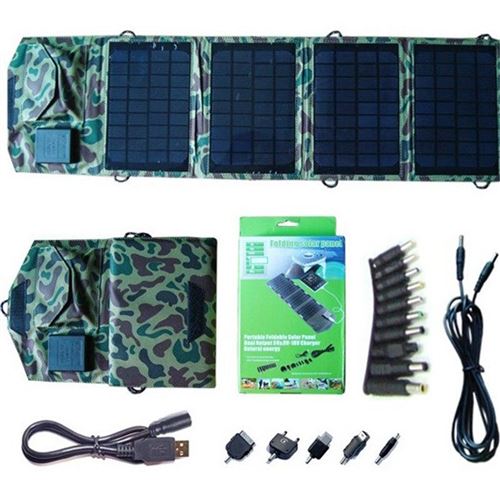 Chargeur Solaire Universel 14 Watts et Contr&ocirc;leur de Tension