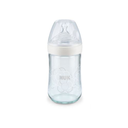 NUK Biberon Nature Sense 240ml Verre silicone Taille 1 M