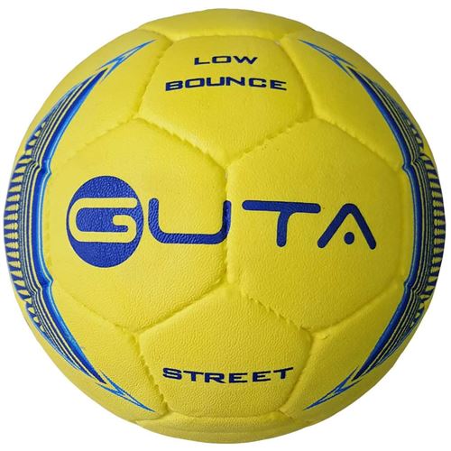 GUTA Ballon de football de rue à bas rebondissement Jaune 3,5 cm