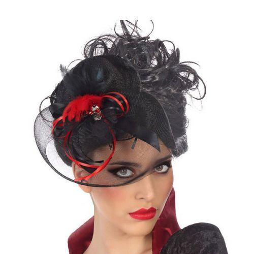 Parure de Cheveux Halloween Noir 116998