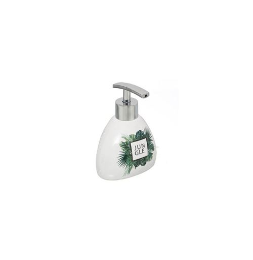 Distributeur de Savon Tropical 13cm Blanc