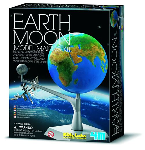 4M - Kidz Labs - Kit de fabrication du modèle Terre - Lune