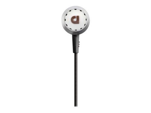 Audiofly AF33 - In-ear hoofdtelefoons met micro - inwendig - met bekabeling - 3,5 mm-stekker - pianozwart