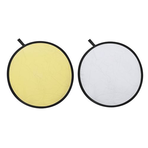 vidaXL 2 in 1 reflectiescherm 80 cm. goud en zilver