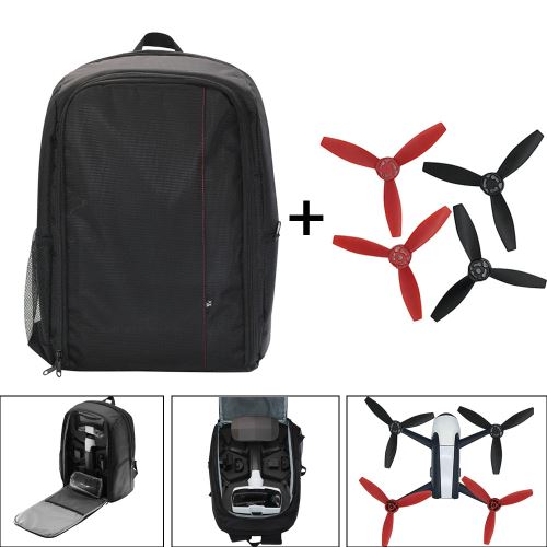 Sac à dos Case épaule Portable + 4pc Hélice Pour ParrotBebop 2 Puissance FPV Kiliaadk1203