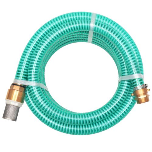 Vidaxl Tubo Di Aspirazione Con Connettori In Ottone 4 M 25 Mm
