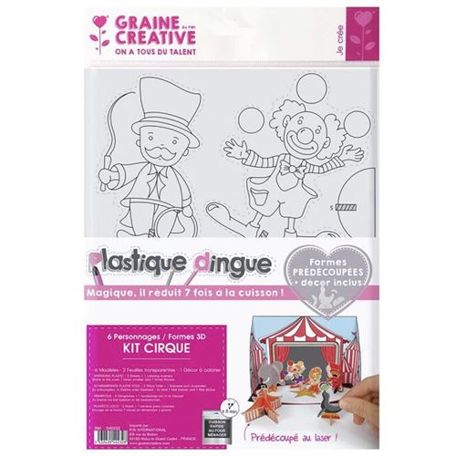 Kit plastique fou - théatre en 3D - Cirque