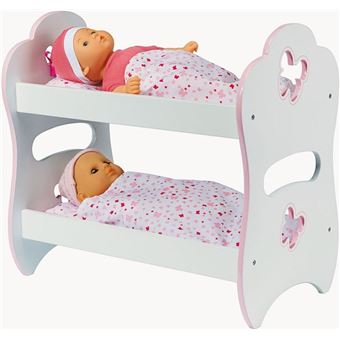 Calinou Lits Superposes Papillon En Bois Poupee Maison De Poupee Achat Prix Fnac