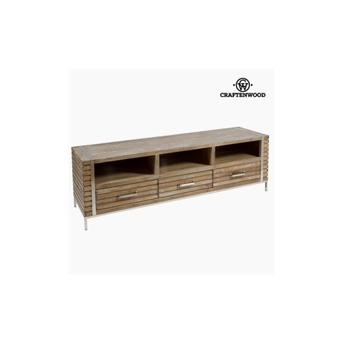 Meuble TV Teck (3 tiroirs) (160 x 45 x 51 cm) by Craftenwood