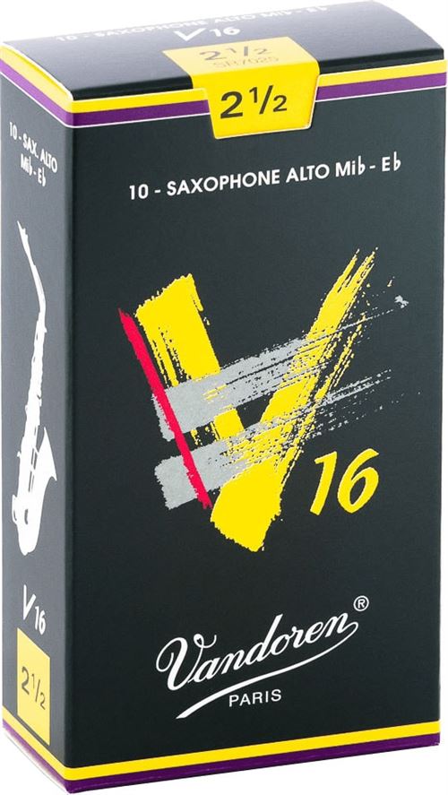 Anches de saxophone alto vandoren v16 2.5 - sr7025