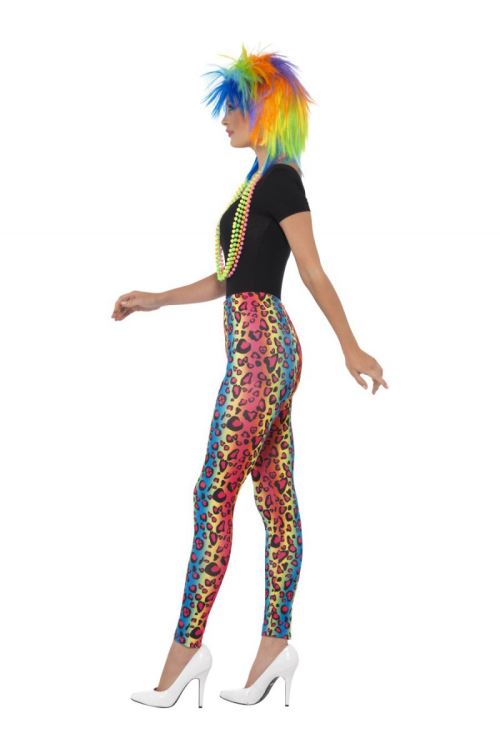 Neon print leggings discount