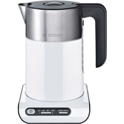 Bosch Styline TWK8611P - waterkoker - wit/roestvrijstaal