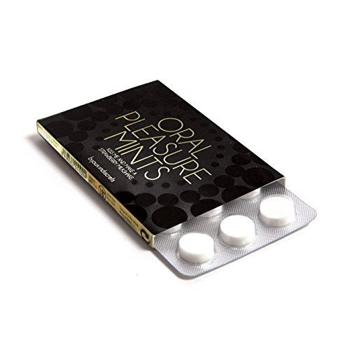 BIJOUX INDISCRETS Oral Pleasure Mints - Boite de Bonbons Mentholés Aromatisés pour Sexe Oral, 12 Dragées
