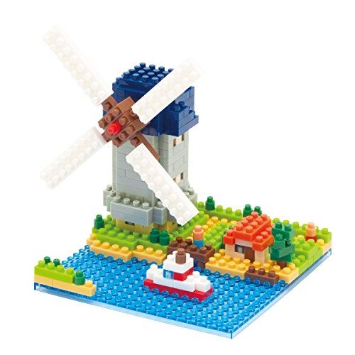 Ensemble de construction de moulin à vent Nanoblock