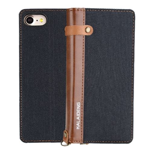 iPhone 8 Iphone 7 Housse Etui Cuir PU Noir Horizontal ALS48096