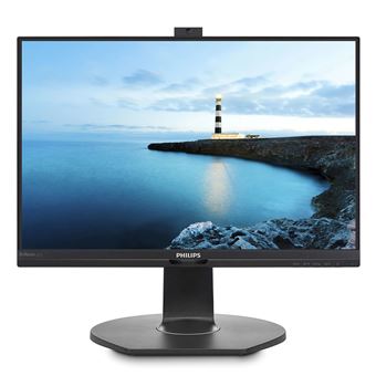 Philips Brilliance B-line 221B7QPJKEB - Écran LED - 22" (21.5" visualisable) - 1920 x 1080 Full HD (1080p) @ 60 Hz - IPS - 250 cd/m² - 1000:1 - 5 ms - HDMI, VGA, DisplayPort - haut-parleurs - noir texturé
