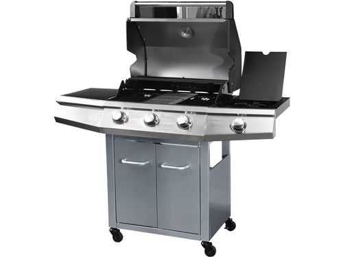 barbecue gaz avec led bingo 4 4 brûleurs dont 1 latéral Barbecue Gaz Bingo 4 4 brûleurs dont 1 latéral 14kW +