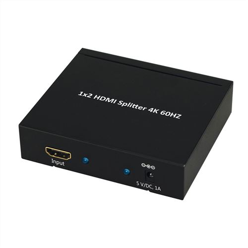 VALUE - Répartiteur vidéo/audio - 2 x HDMI - de bureau