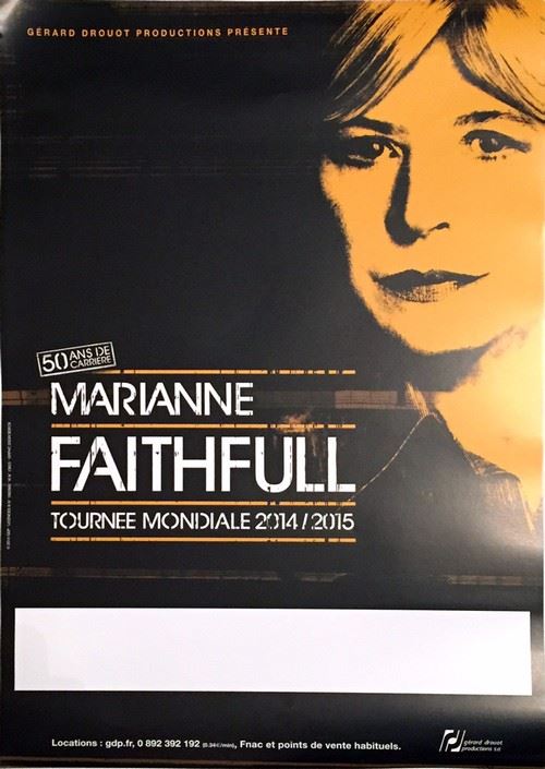 Marianne Faithfull - 40x60 cm - AFFICHE / POSTER