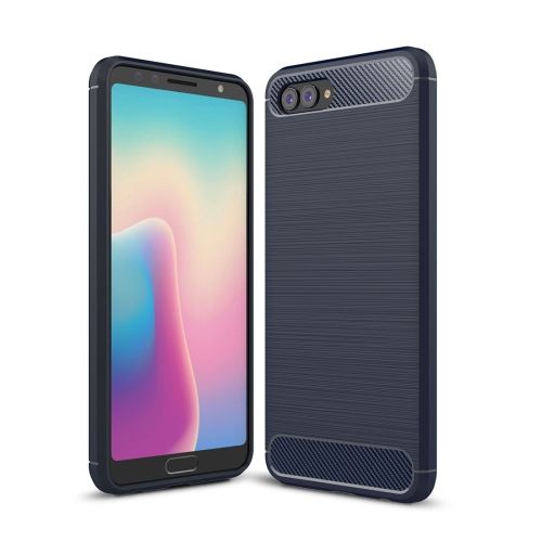 Huawei Nova 2 Coque Protection TPU Effet brossé bleu foncé ALS53648