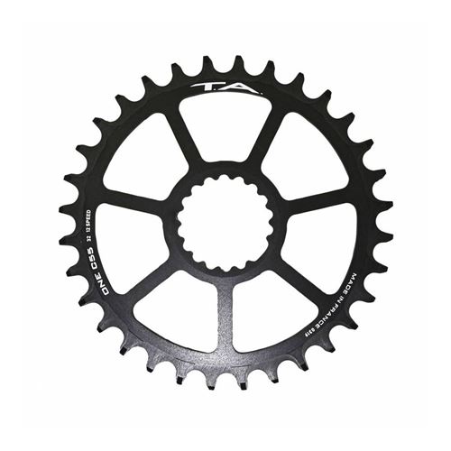 Plateau vtt direct mount 32dts one c55 noir mat alu ta pour cannondale ai et fsa direct mount 10-11-12v. (deport 6mm)