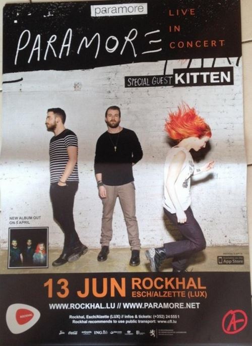 PARAMORE - 60x80 cm - AFFICHE / POSTER