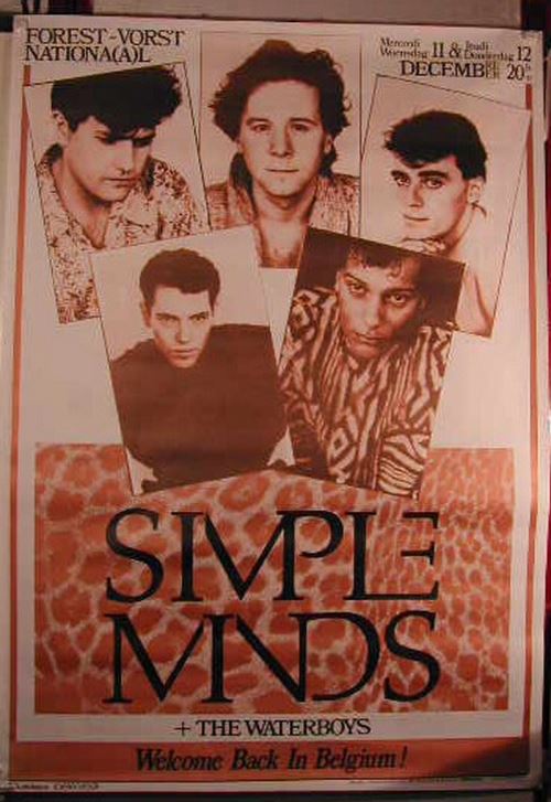 Simple Minds - 70x100 cm - AFFICHE / POSTER