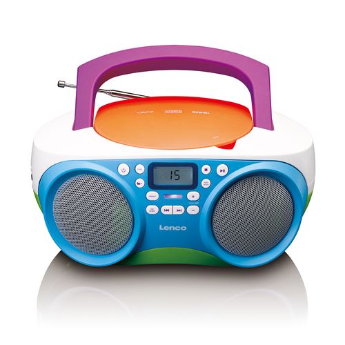 Lenco SCD-41 Radio Portable - Lecteur CD MP3 - USB - Enfants