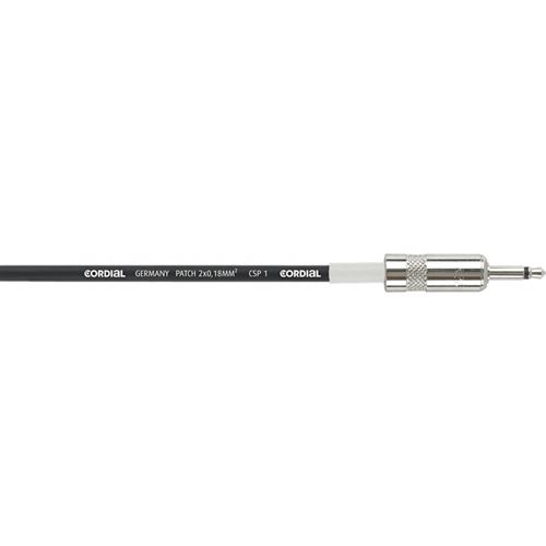 Cordial CPI1.2ZZ - Câble patch mini-jack mono 1,2 m série Peak