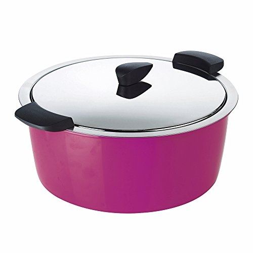 Kuhn rikon 30852 hotpan braisière inox fuchsia 4,5 l 26 cm