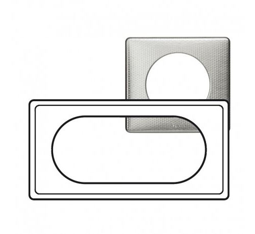 Plaque Céliane Alu Snake - 4/5 modules