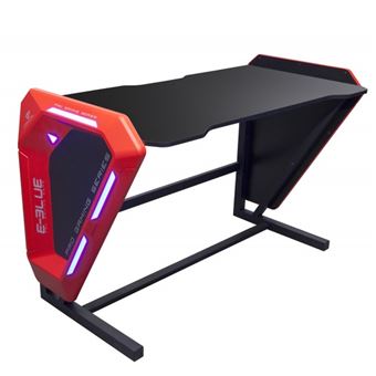 Bureau Gamer Retro Eclaire Led Largeur 1m25 E Blue Egt002 Pour