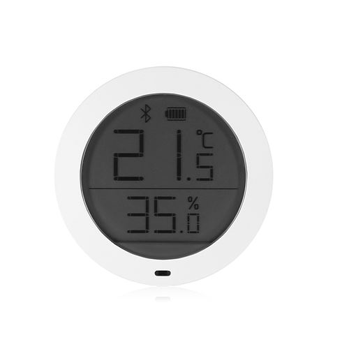 Xiaomi Moniteur de température et d'humidité intérieures du thermostat intelligent Blanc