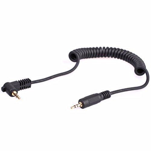 JJC - Câble-C - câble de déclenchement - Remplacement pour Canon RS-60E3 / Pentax CS-205 / Samsung SR9NX01 et Triggertrap